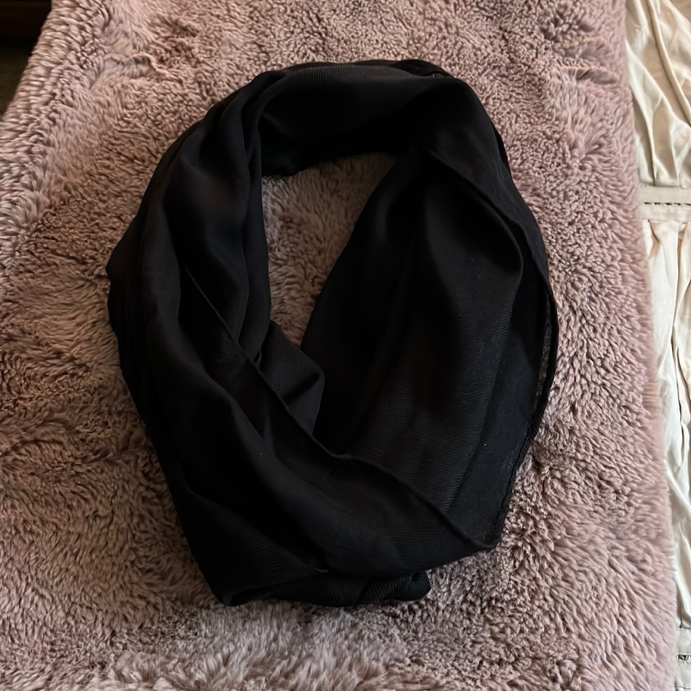 BOGO FREE 
Black polyester infinity scarf